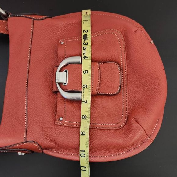 B Makowsky Terra Cotta Crossbody Bag - Picture 7 of 8